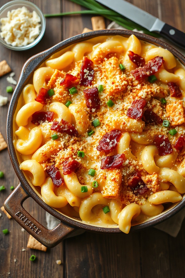bacon infused mac and cheese