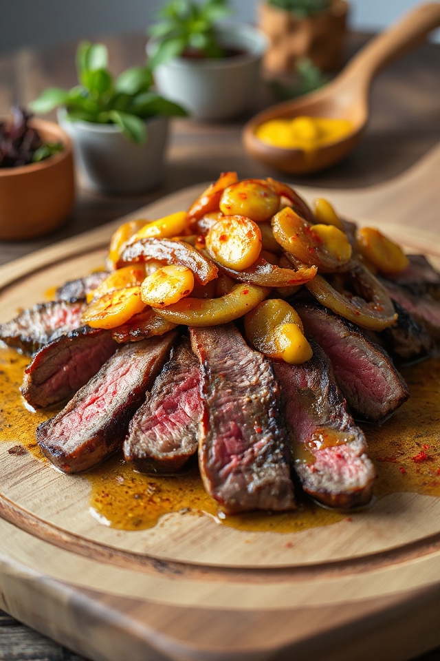broil saut slice serve