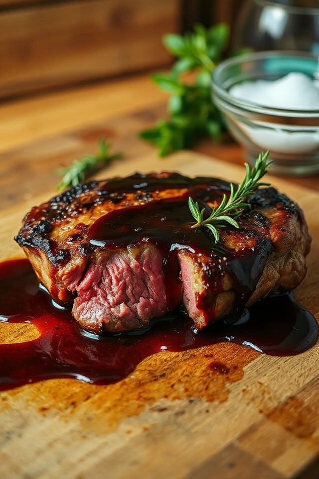 cast iron rib eye perfection