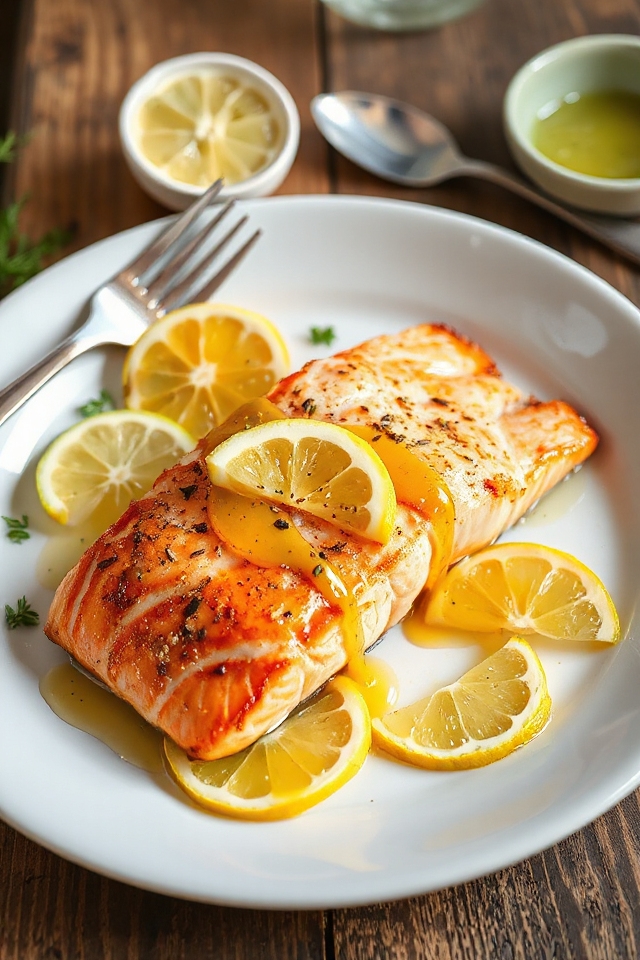 citrus flavored salmon steak recipe