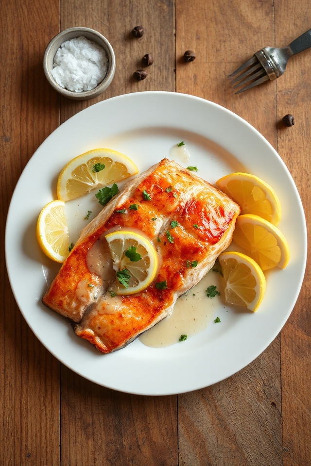 citrus infused salmon dish