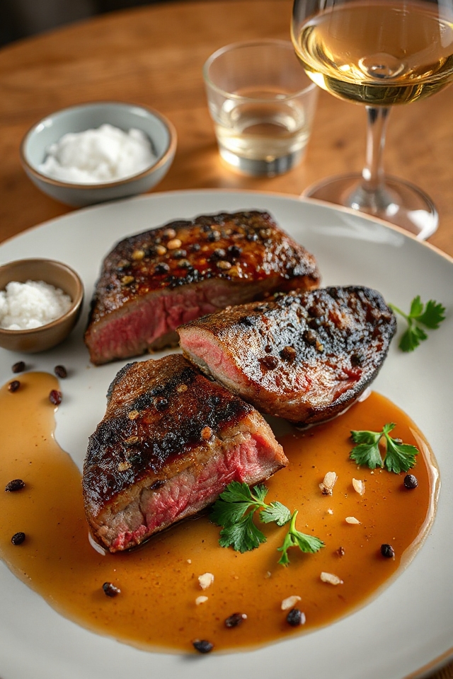cognac sauce with steak