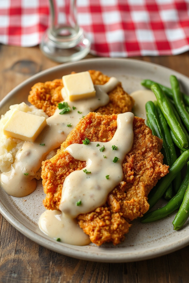 crispy buttermilk chicken steak