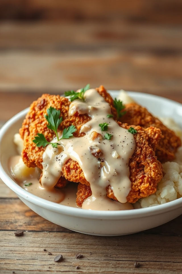 crispy chicken fried steak