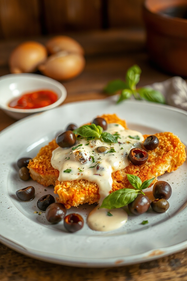 crispy gorgonzola calamari steak