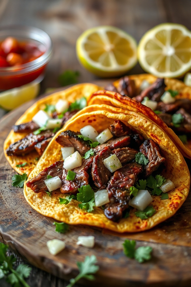 flank steak taco preparation