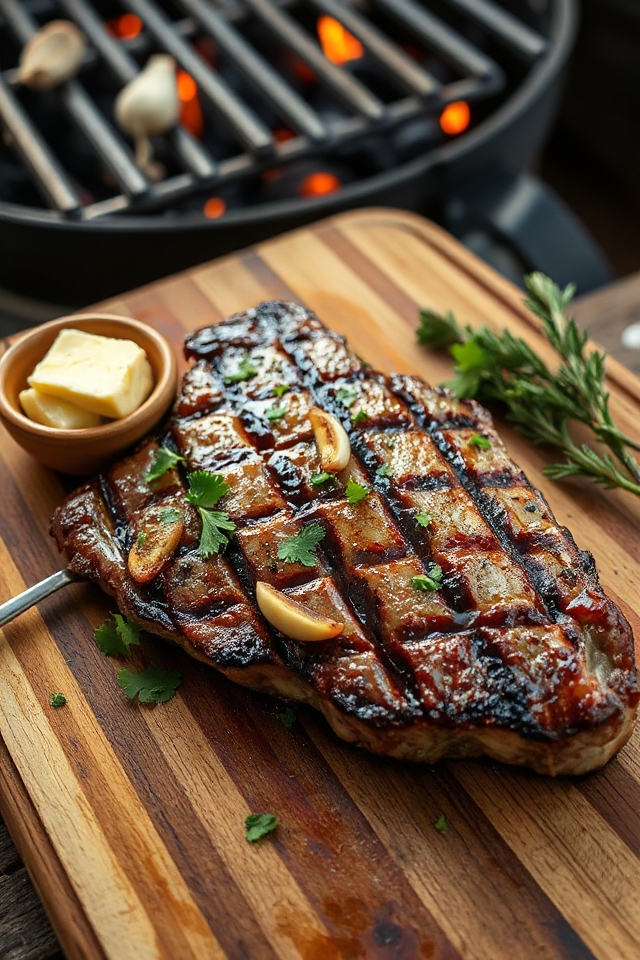 garlic infused grilled steak recipe