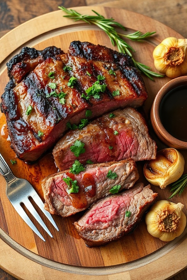 garlic rosemary steak recipe
