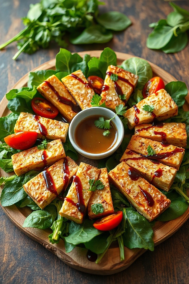 garlic seasoned tofu steak recipe