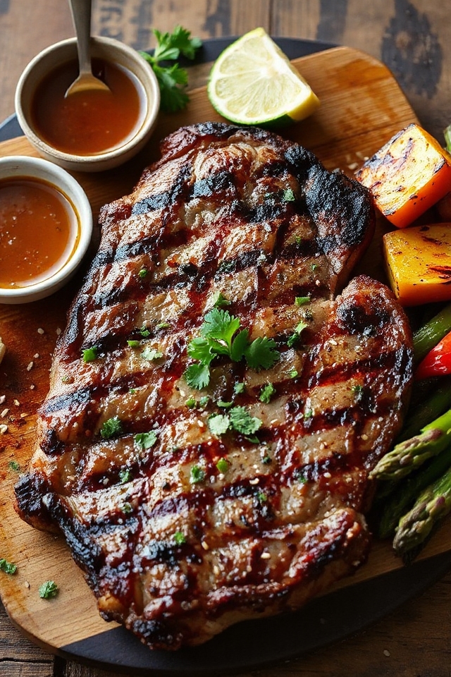 ginger infused grilled steak recipe