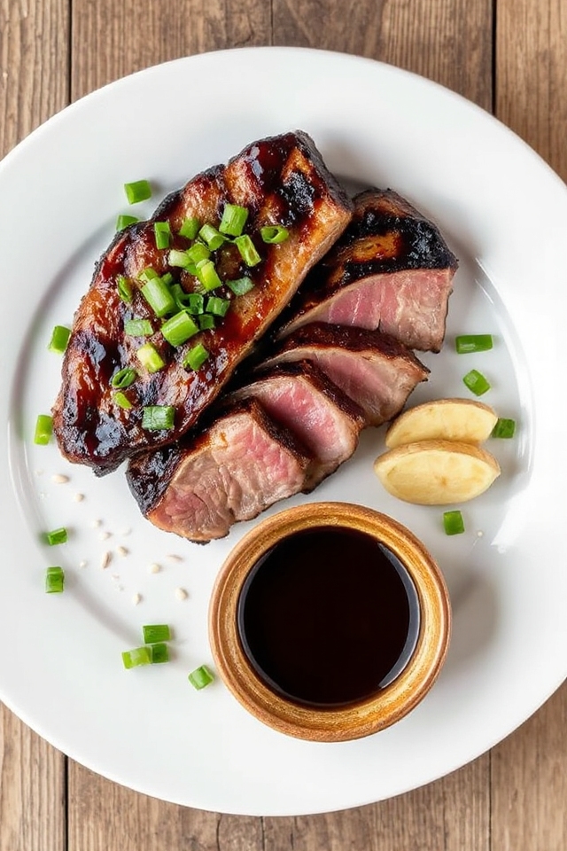 ginger infused grilled tuna