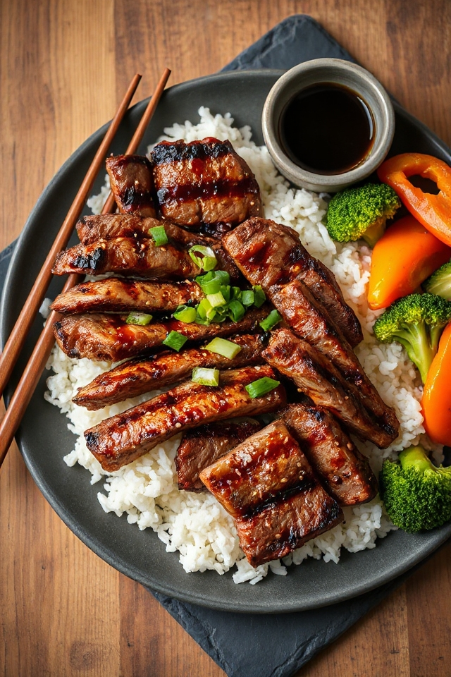 ginger soy teriyaki steak recipe