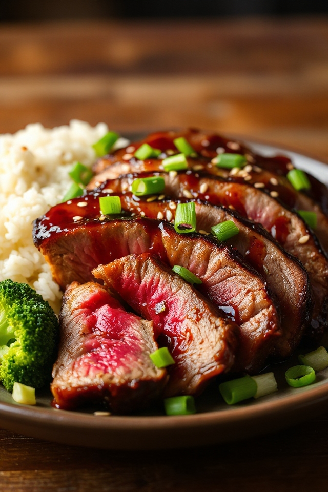 ginger soy teriyaki steak recipe
