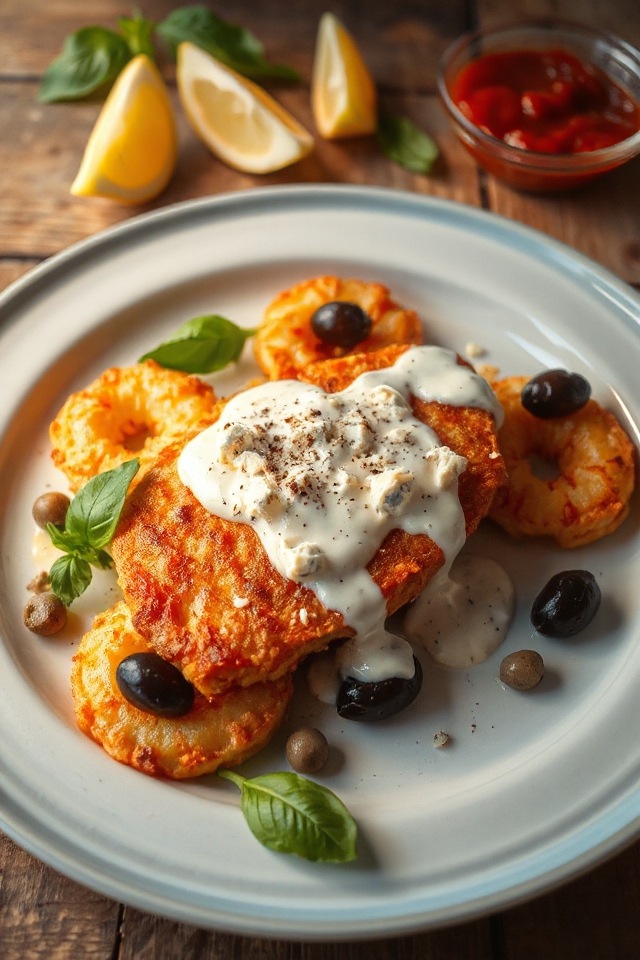 gorgonzola calamari steak recipe