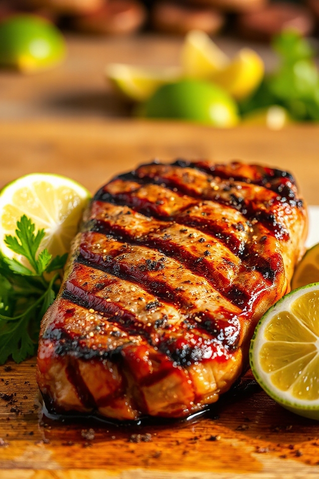 grill perfectly seasoned steak