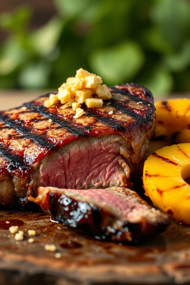 grill rest slice enjoy