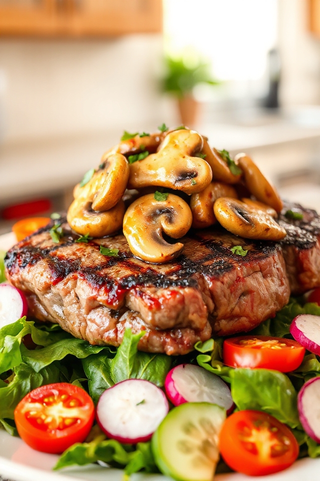 grill seasoned ribeye steak