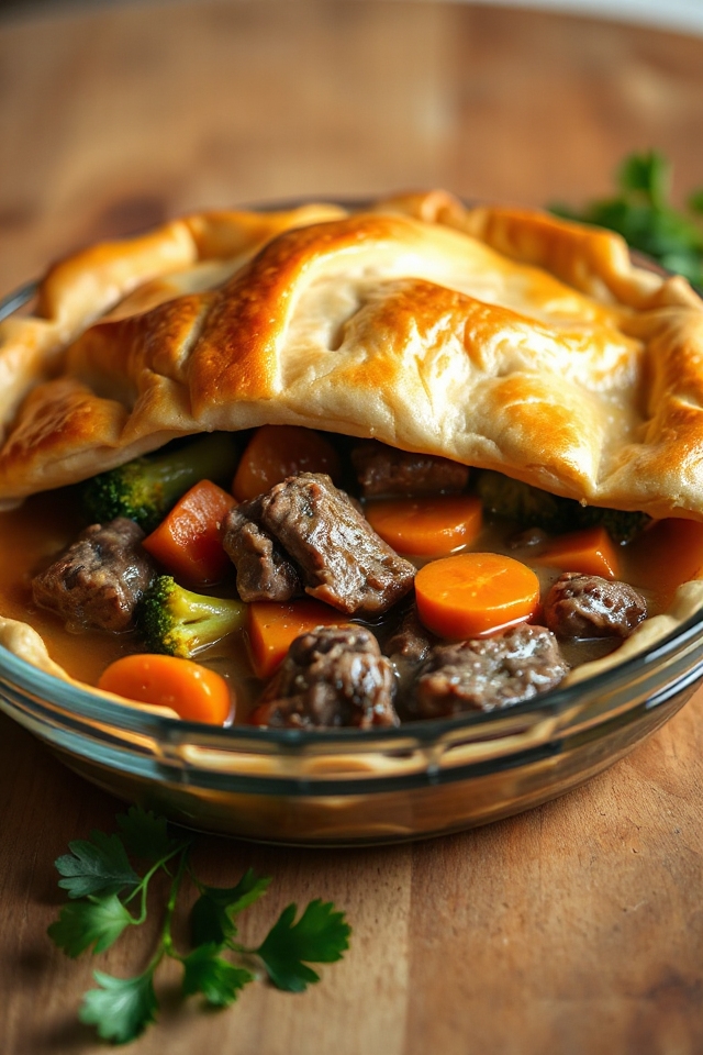 hearty steak pot pie