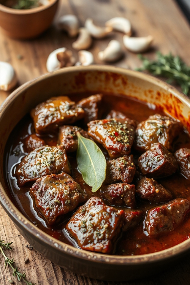 herb infused steak casserole recipe