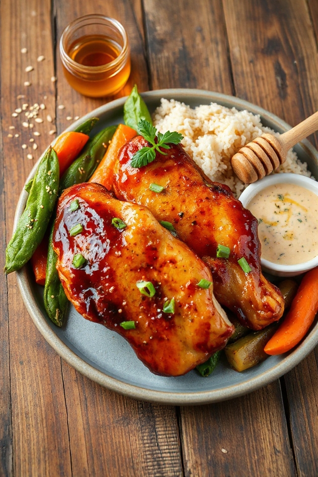 honey glazed chicken steak recipe