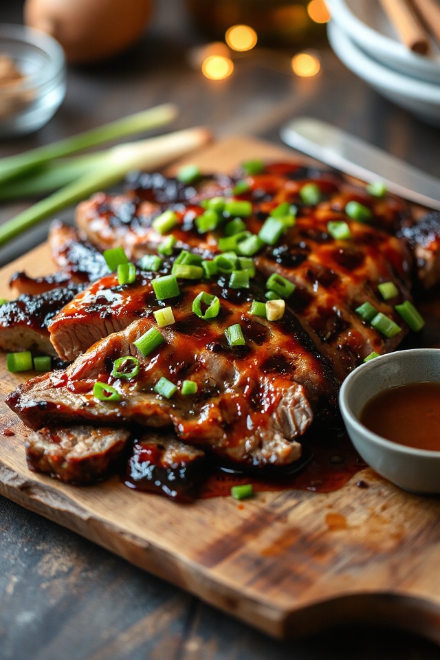 honey glazed flank steak recipe