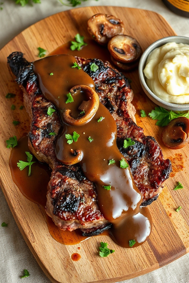 mushroom sauce for steak