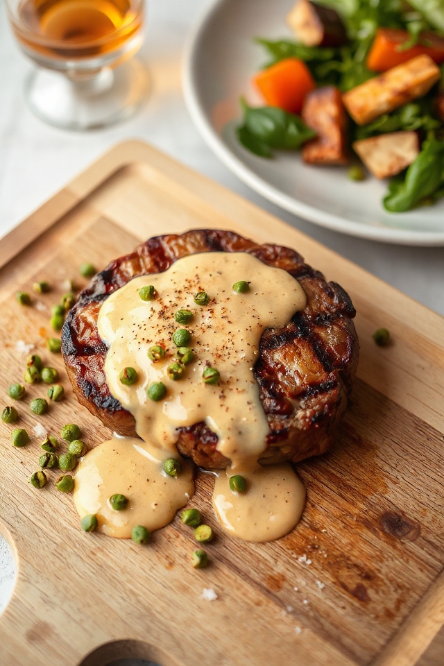 peppercorn brandy steak sauce