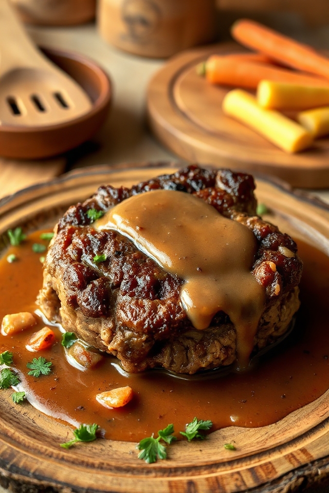 round steak with gravy