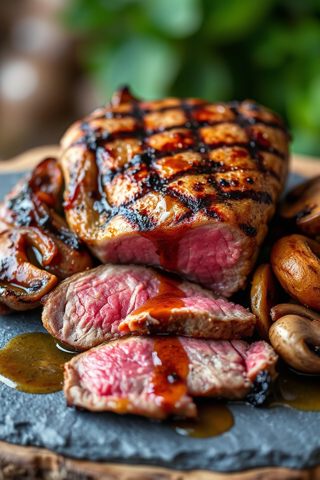 safflower oil grilled steak