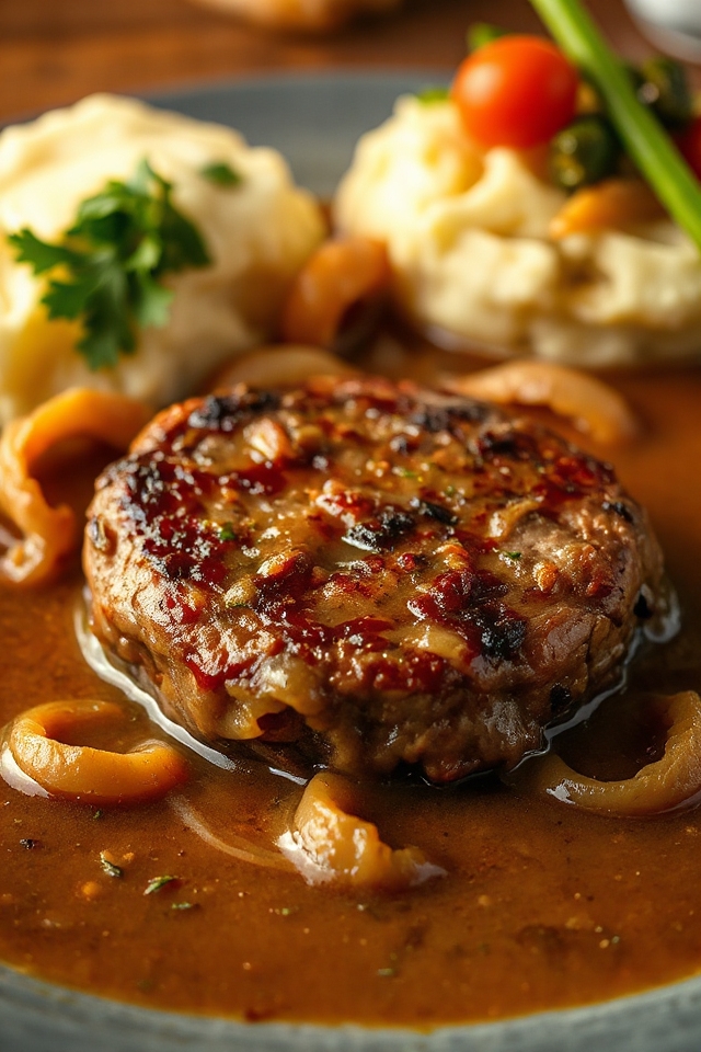 savory hamburger steak recipe