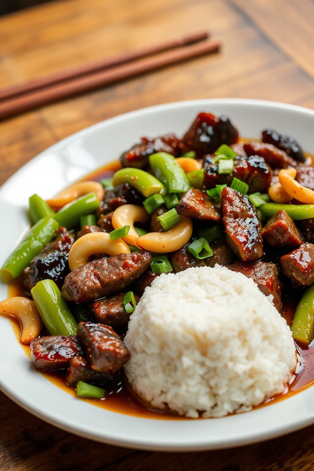 sizzling chinese pepper steak
