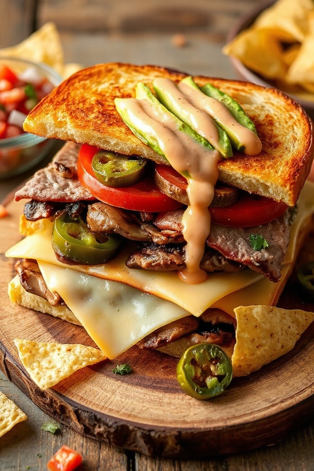spicy chipotle steak sandwich