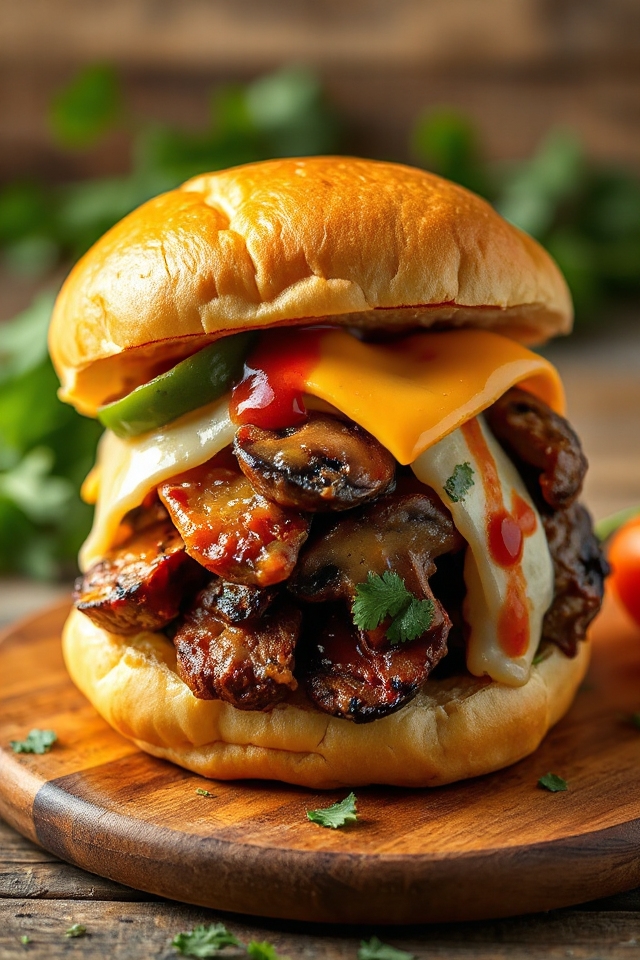spicy habanero steak sandwich