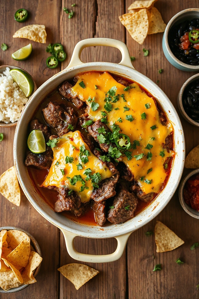 spicy mexican steak dish