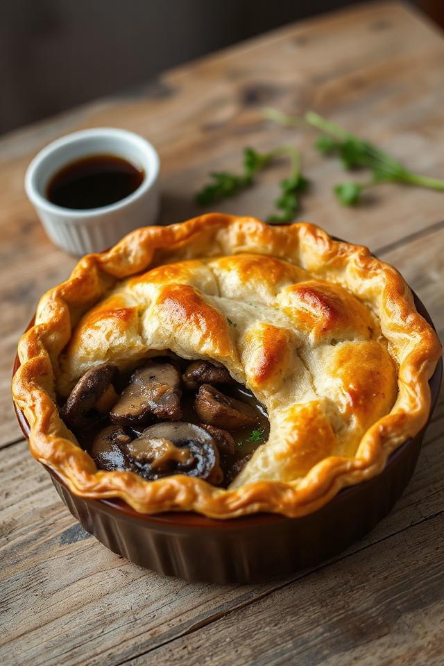 steak and mushroom pie recipe