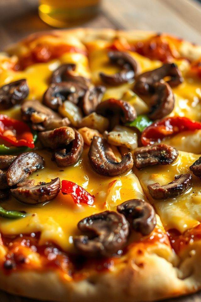 steak pizza cooking instructions