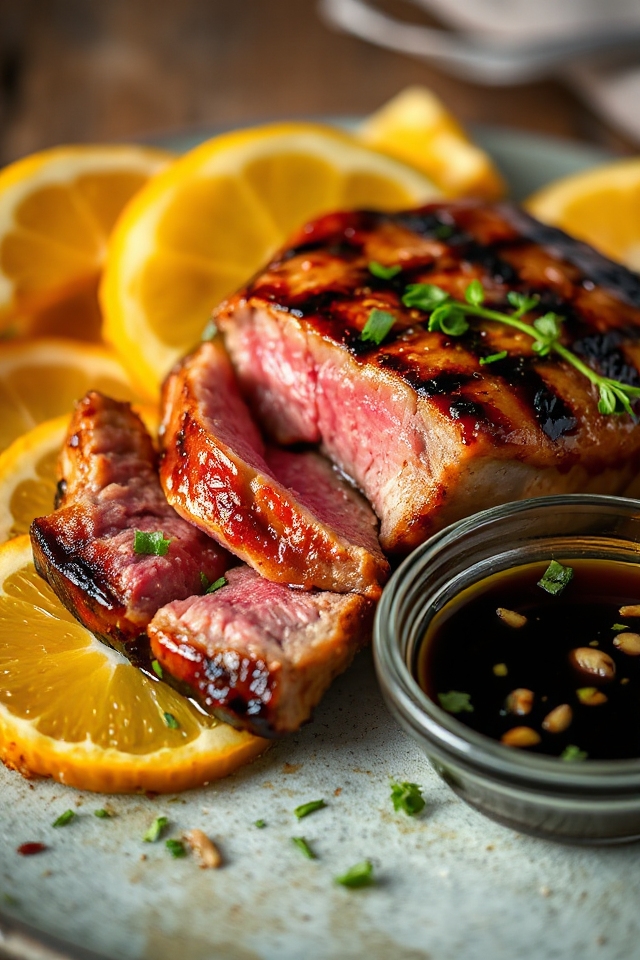 tuna steak marinade recipe
