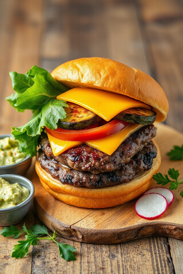 zucchini infused steak burgers